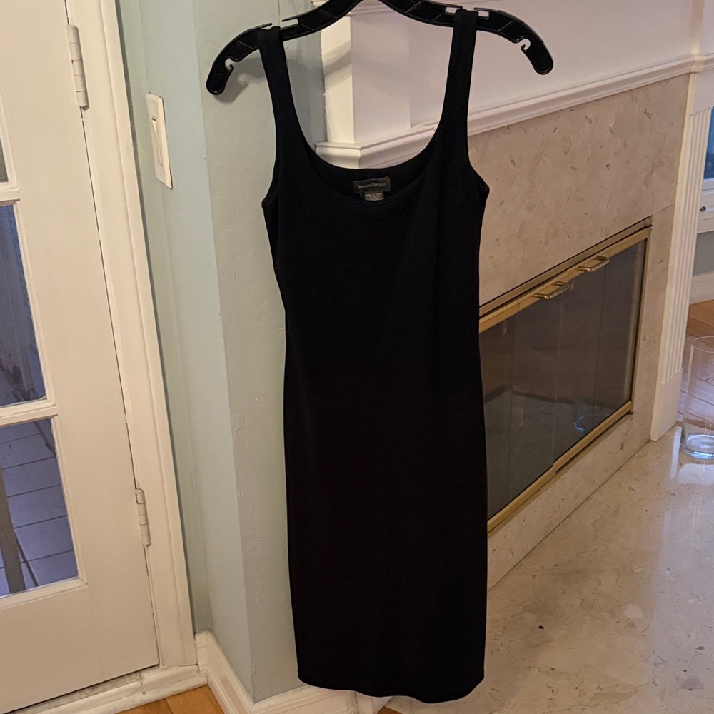 Banana Republic Black Tank Midi Dress